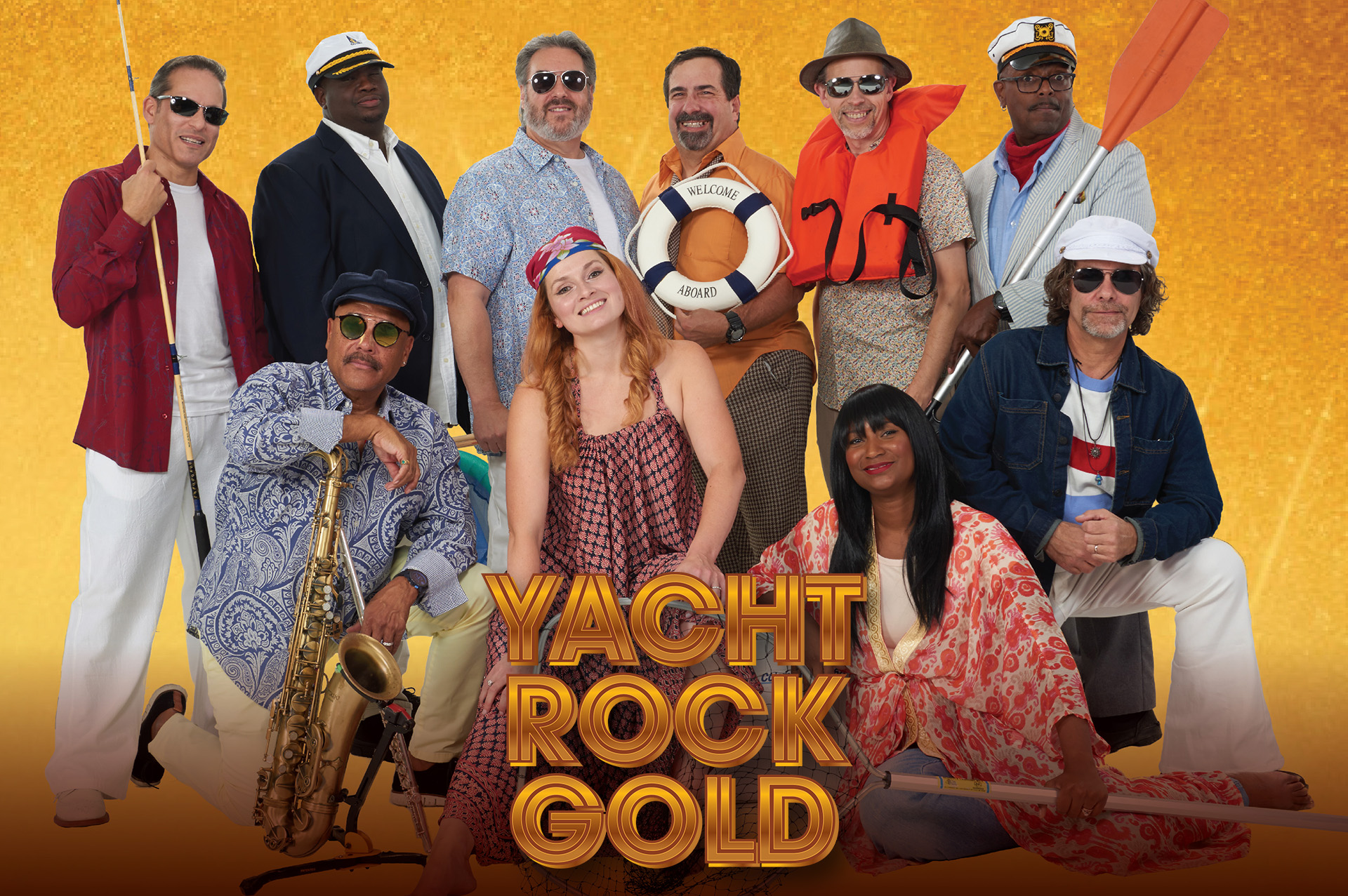 yacht rock gold band